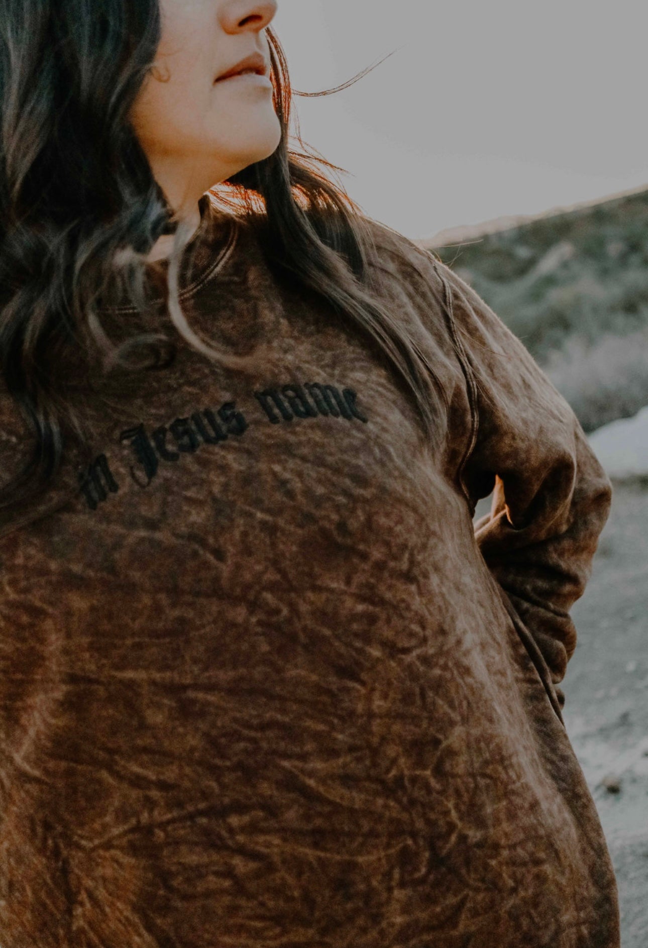 LIMITED EDITION : Vintage Crewneck “In Jesus Name”