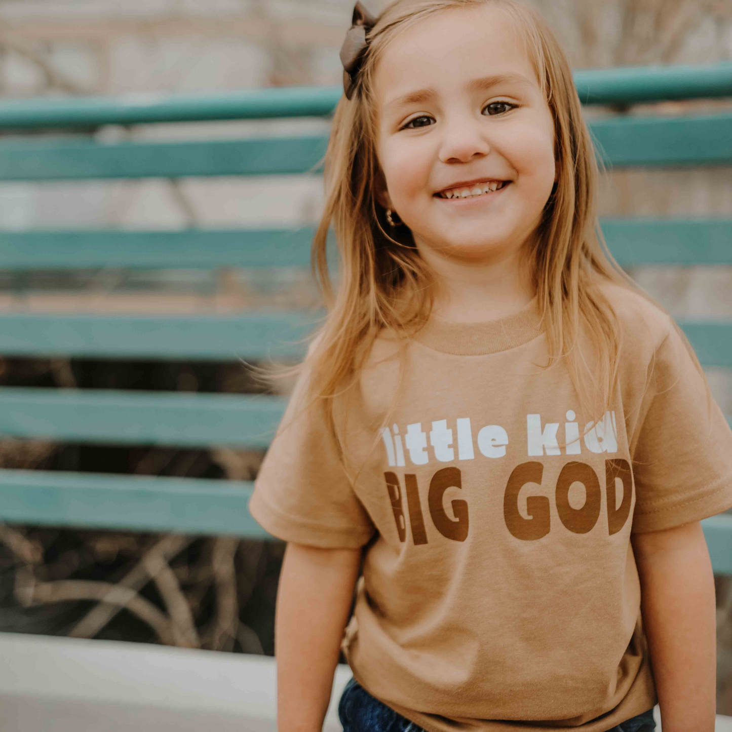 Little Kid Big God Shirt