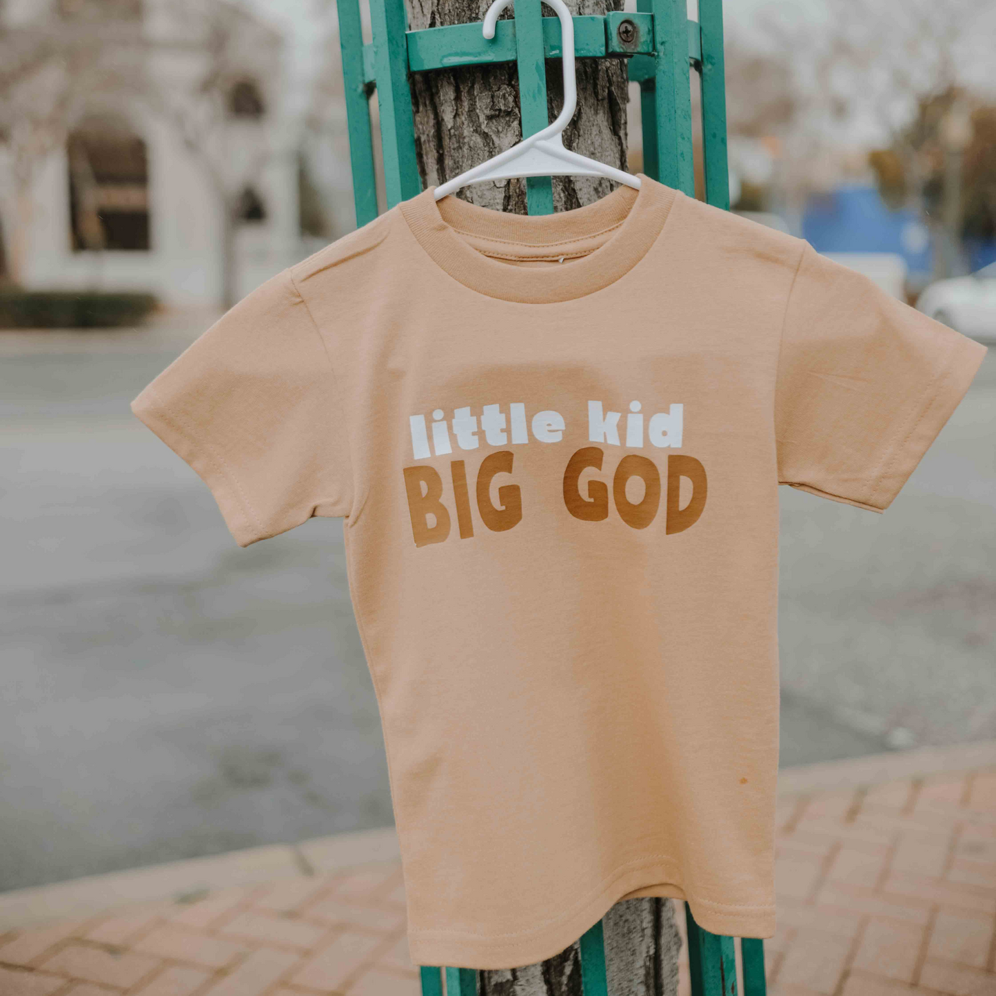 Little Kid Big God Shirt