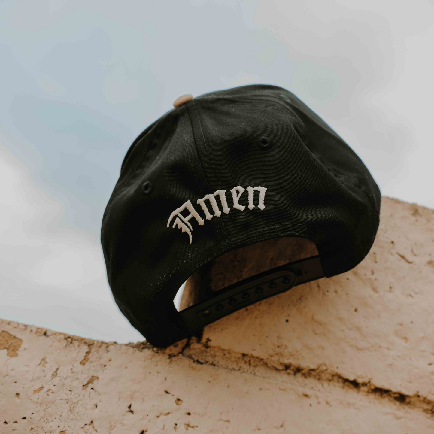 NEW - In Jesus Name Hat BLACK & KHAKI